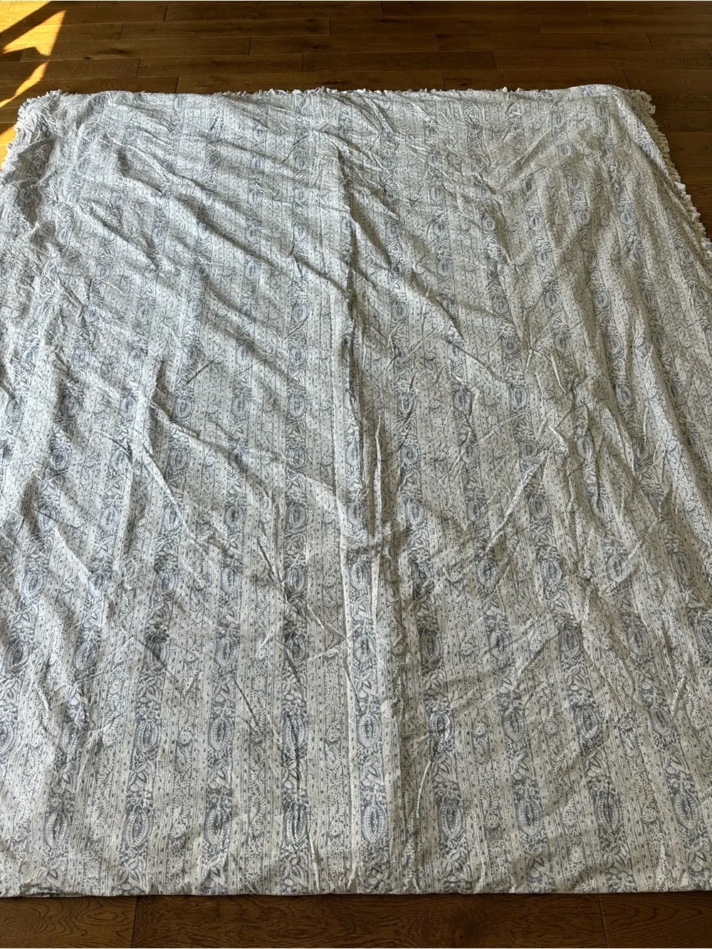 Simply Shabby Chic Reversible 100% Cotton Ruffle Edge Comforter Full XL